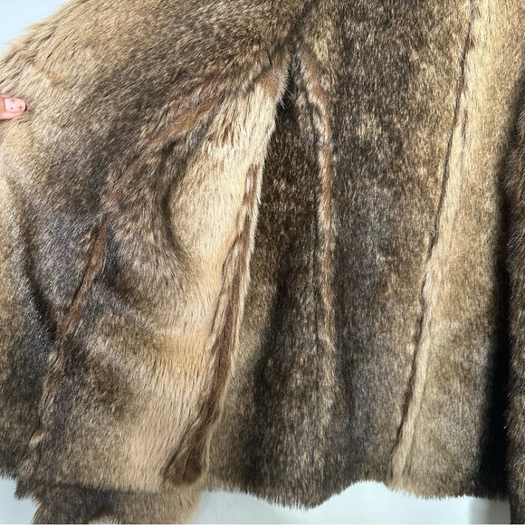 Scully Honey Creek Faux Fur Jacket in Java Brown - Picture 9 of 10